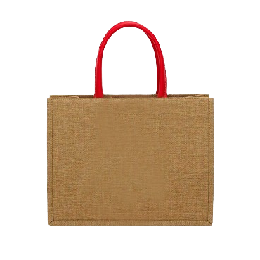 Beach & Shopper with Red Leather Handles