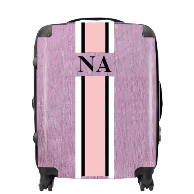 Pink Pattern Luggage