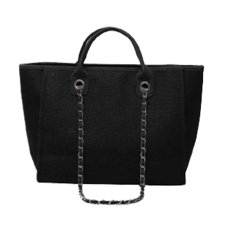 Medium Tote Bag (Black)