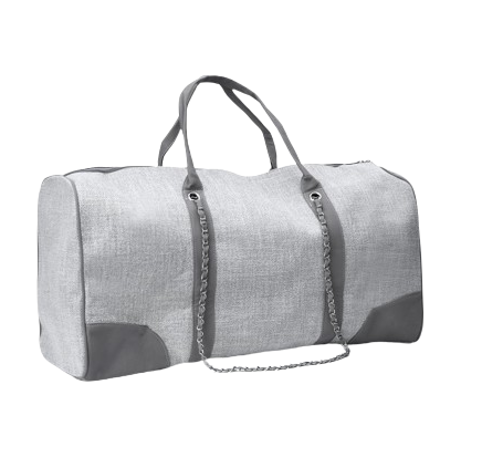 Gray Duffle Bag